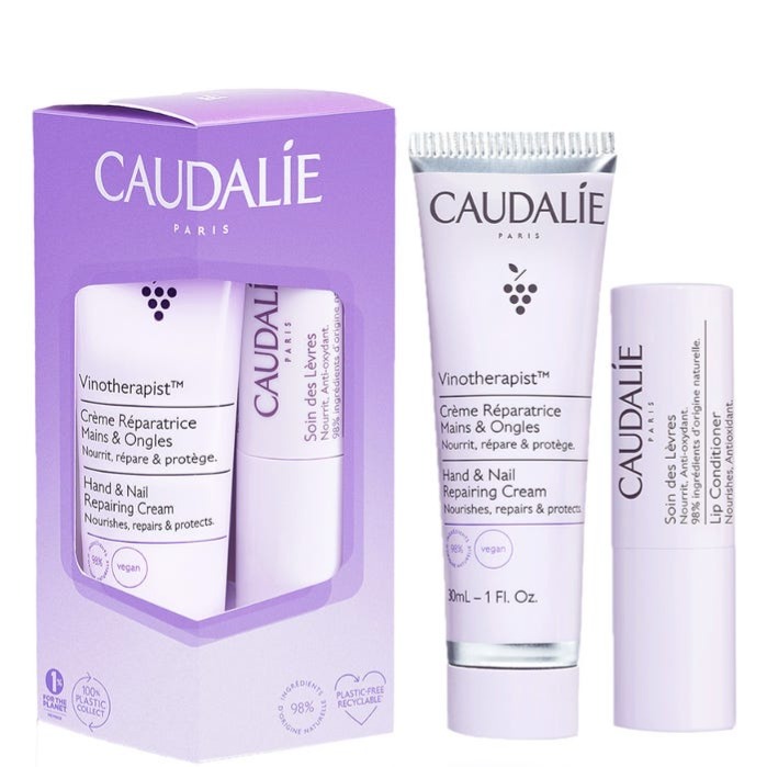Caudalie唇膏+护手霜礼盒